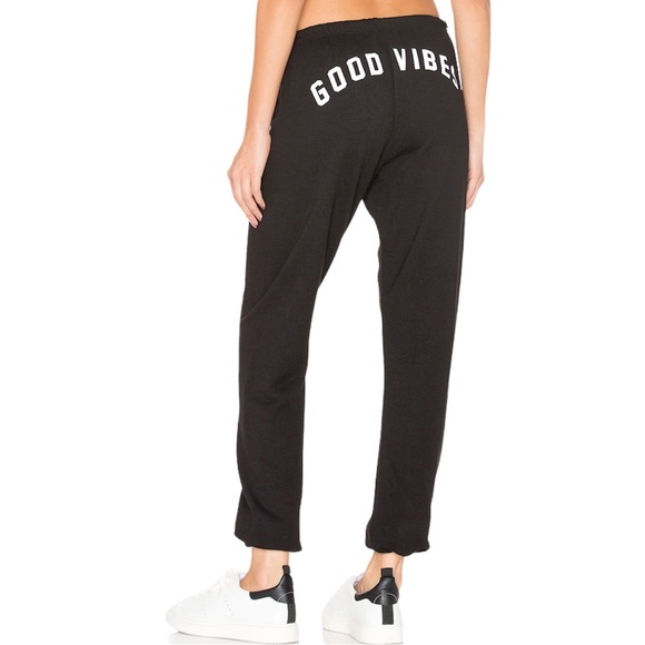 Spiritual Gangster Pants - Spiritual Gangster Joggers Sweatpants GOOD VIBES Black Heart